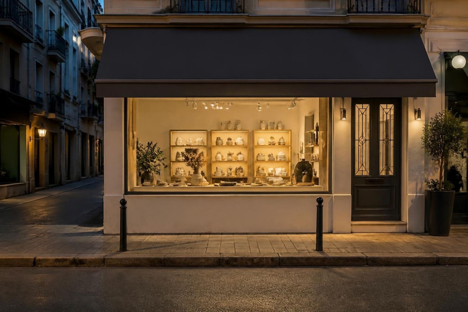 Escaparate de noche