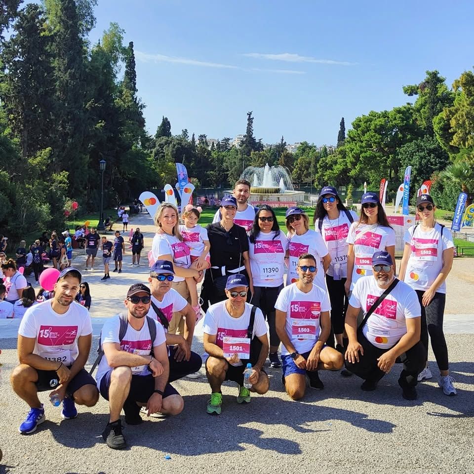 El equipo de Sigma en la Greece Race for the Cure